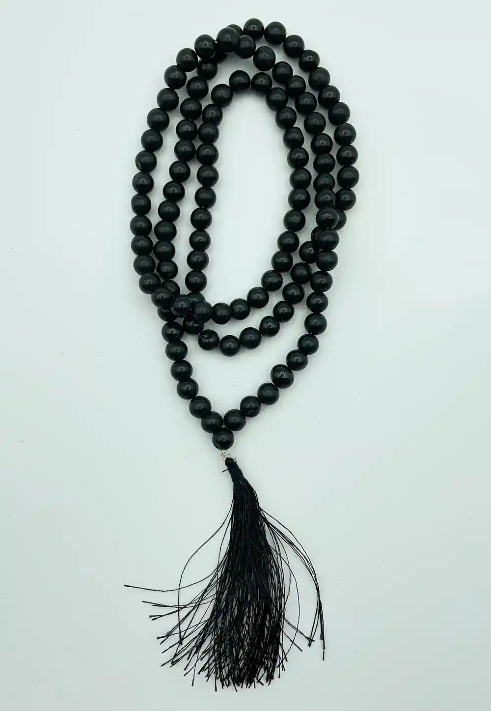 Japamala in Agata Nera