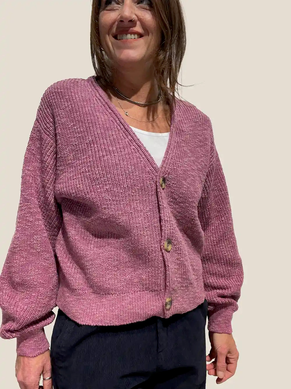 Cardigan Donna Cotone Biologico