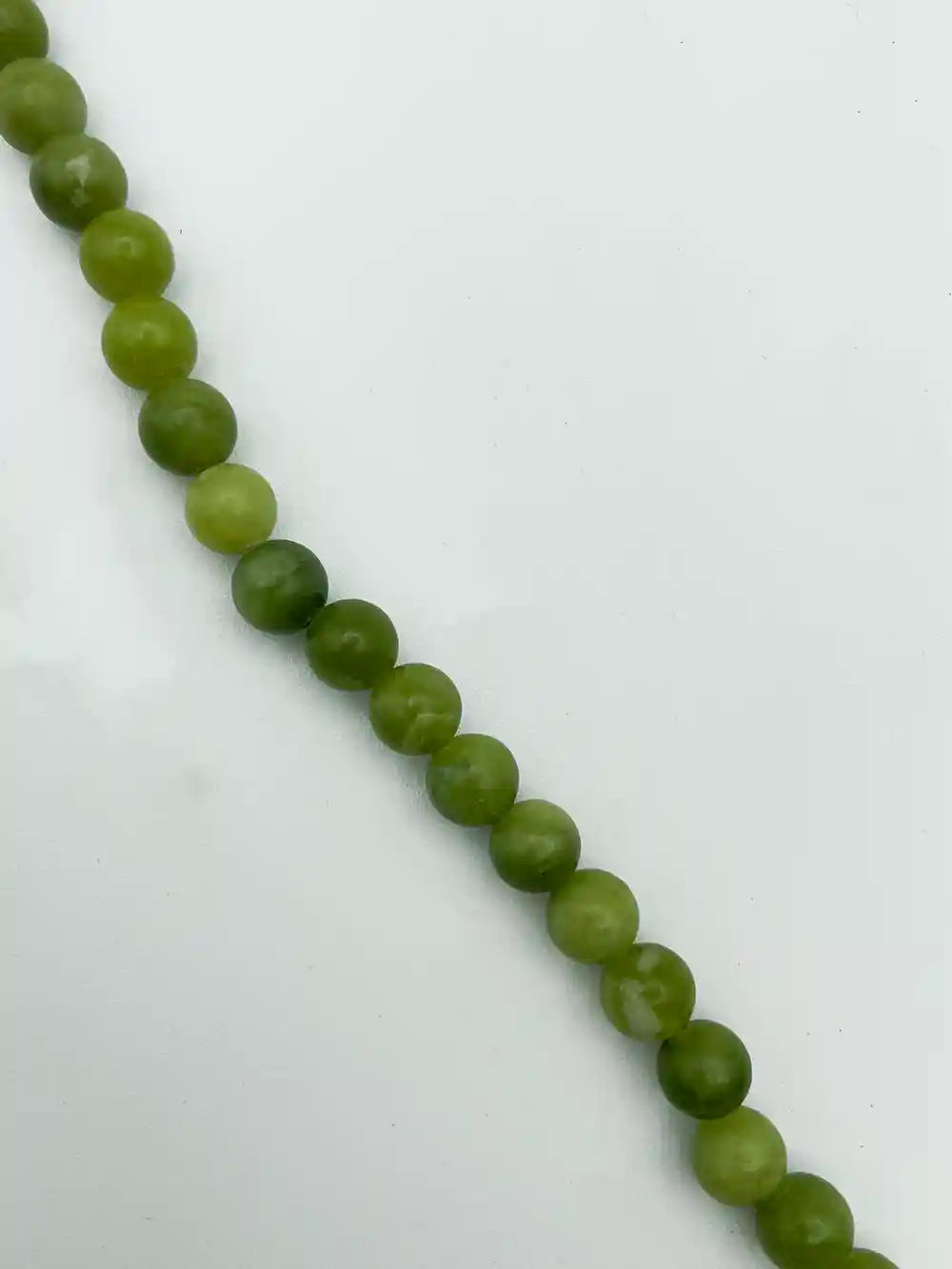 Collana Mala in Giada verde
