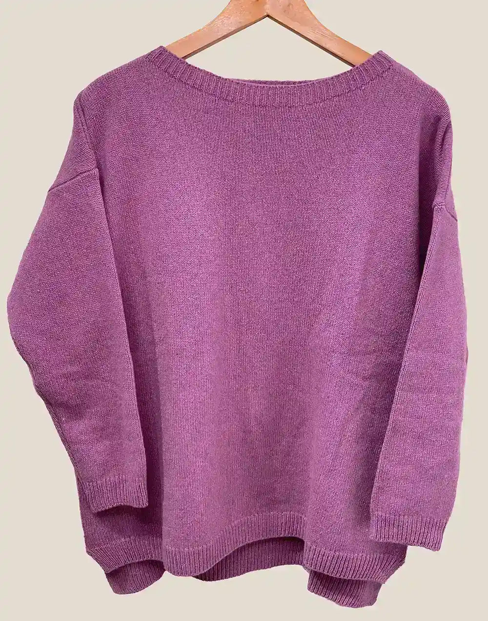 Maglione Donna in Cashmere Taglia unica Malva