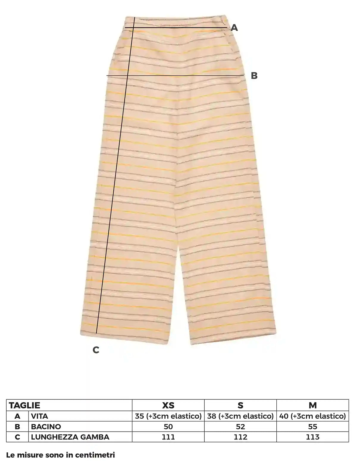 Pantaloni a palazzo in lino