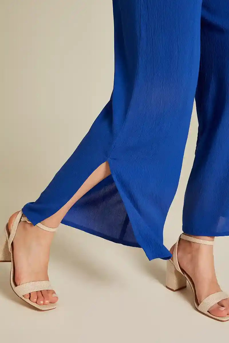 Pantalone Donna blu elettrico