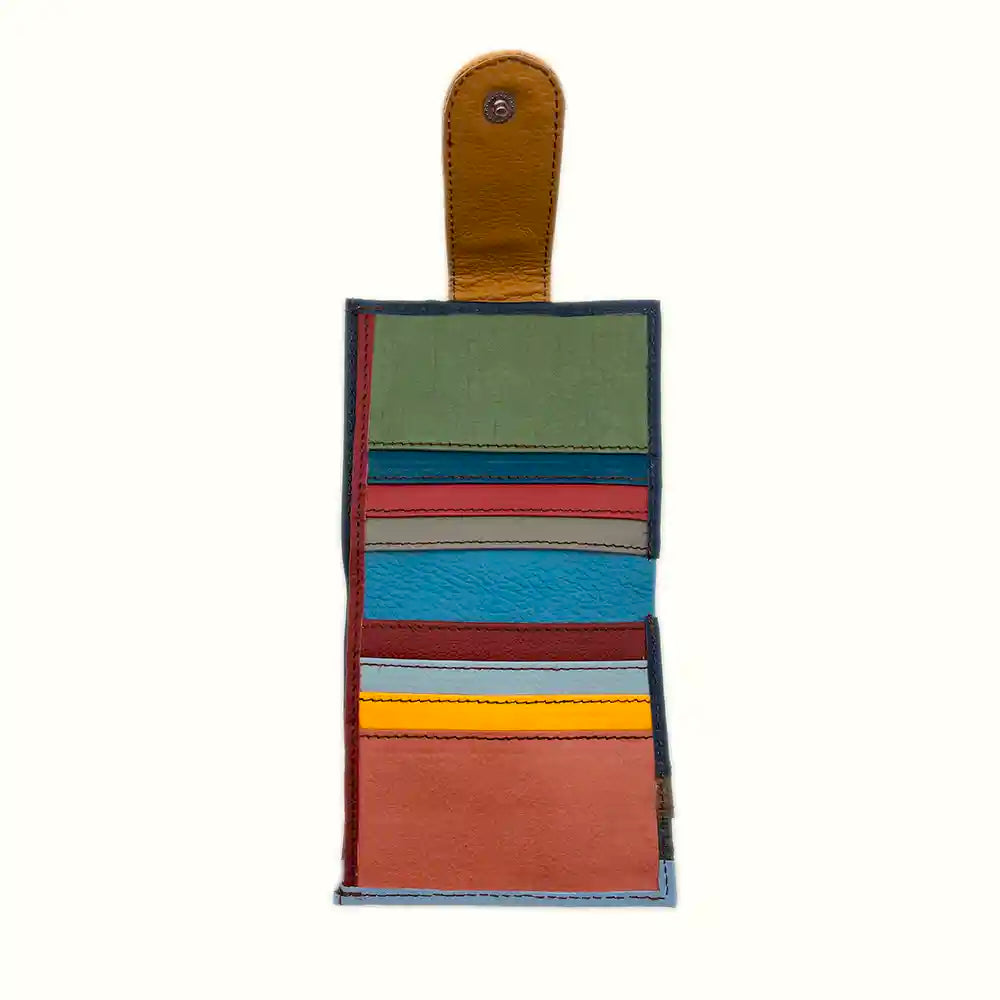 Portafoglio piccolo in pelle riciclata