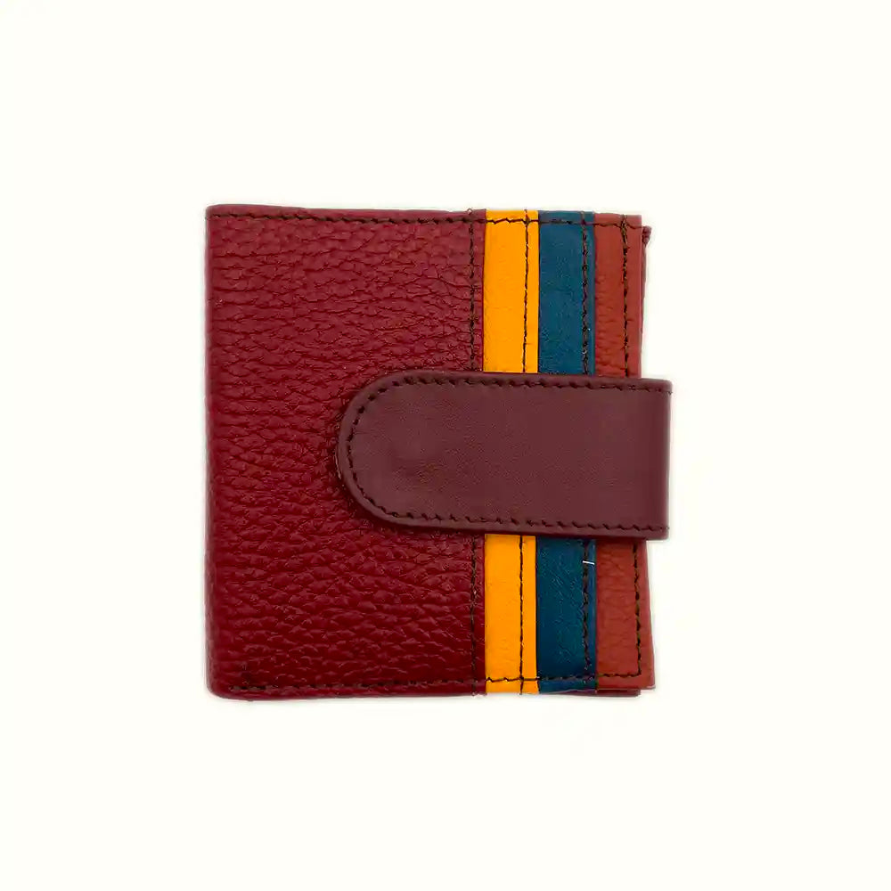 Portafoglio piccolo in pelle riciclata