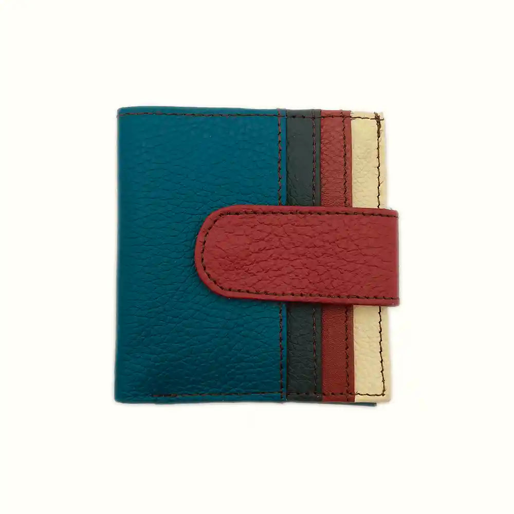 Portafoglio piccolo in pelle riciclata