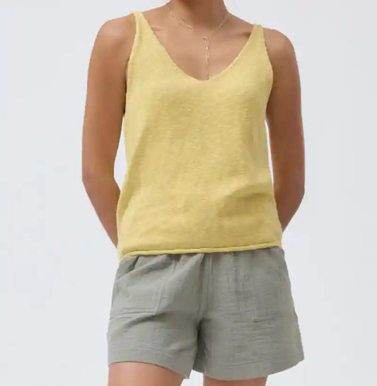 Pantaloncino donna in Mussola di cotone bio