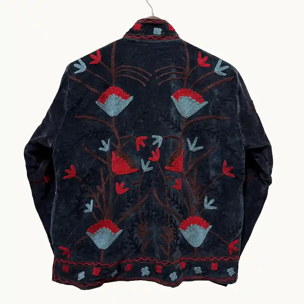 Giacca Donna corta in stile Suzani