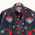 Giacca Suzani in velluto ricamato