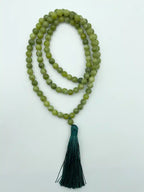 Collana Mala in Giada verde