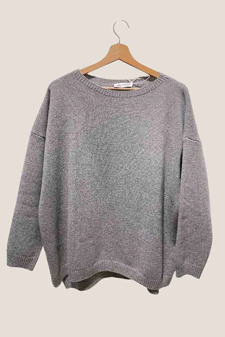 Maglia Donna in Cashmere Rigenerato | One size - grigio