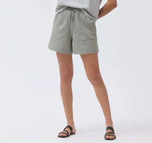 Shorts donna in Mussola di cotone bio