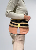 Borsa Scamosciata Animalier