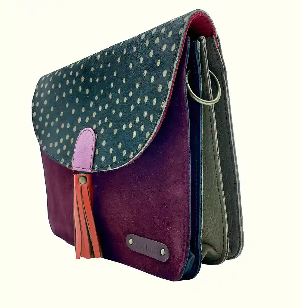 Borsa Scamosciata con Tracolla