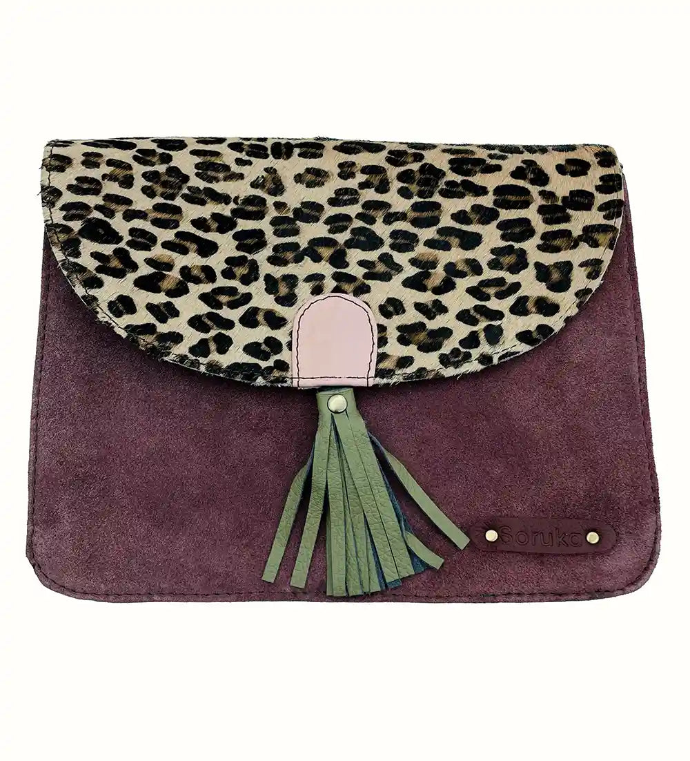 Borsa in Pelle Scamosciata