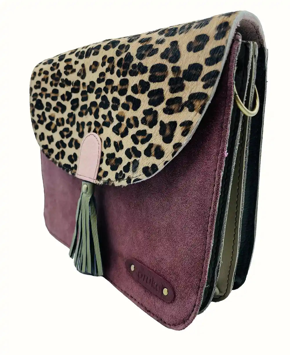 Borsa in Pelle Scamosciata