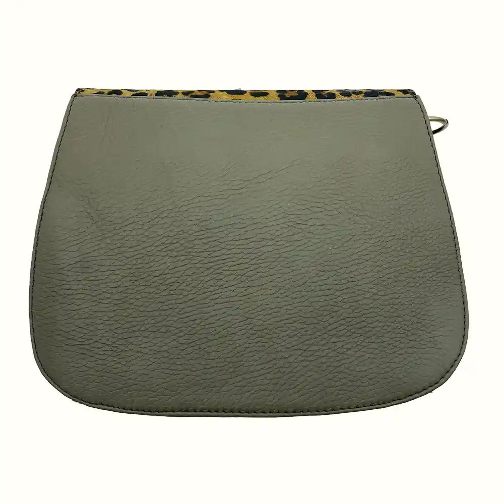 Borsa in pelle scamosciata con tracolla