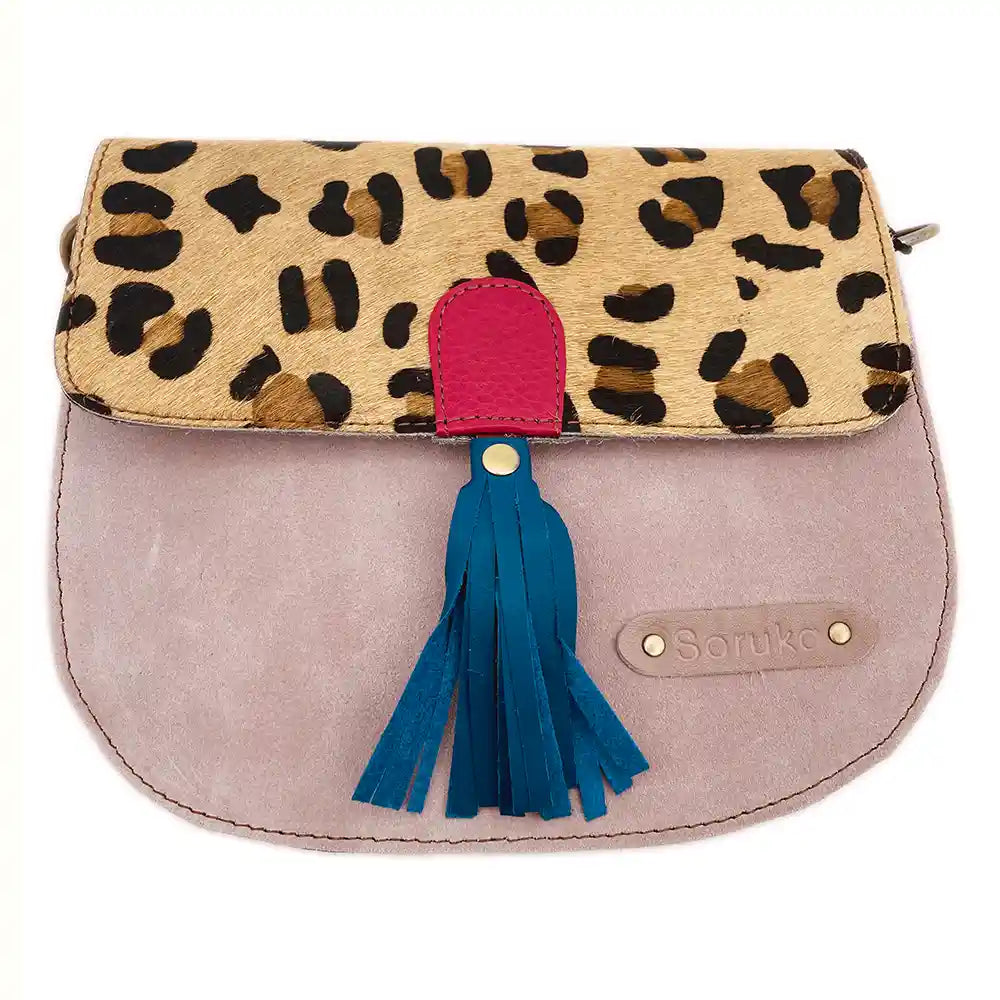 Borsa in Pelle Scamosciata