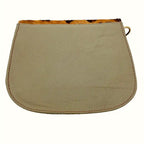 Borsetta gialla in pelle scamosciata con tracolla