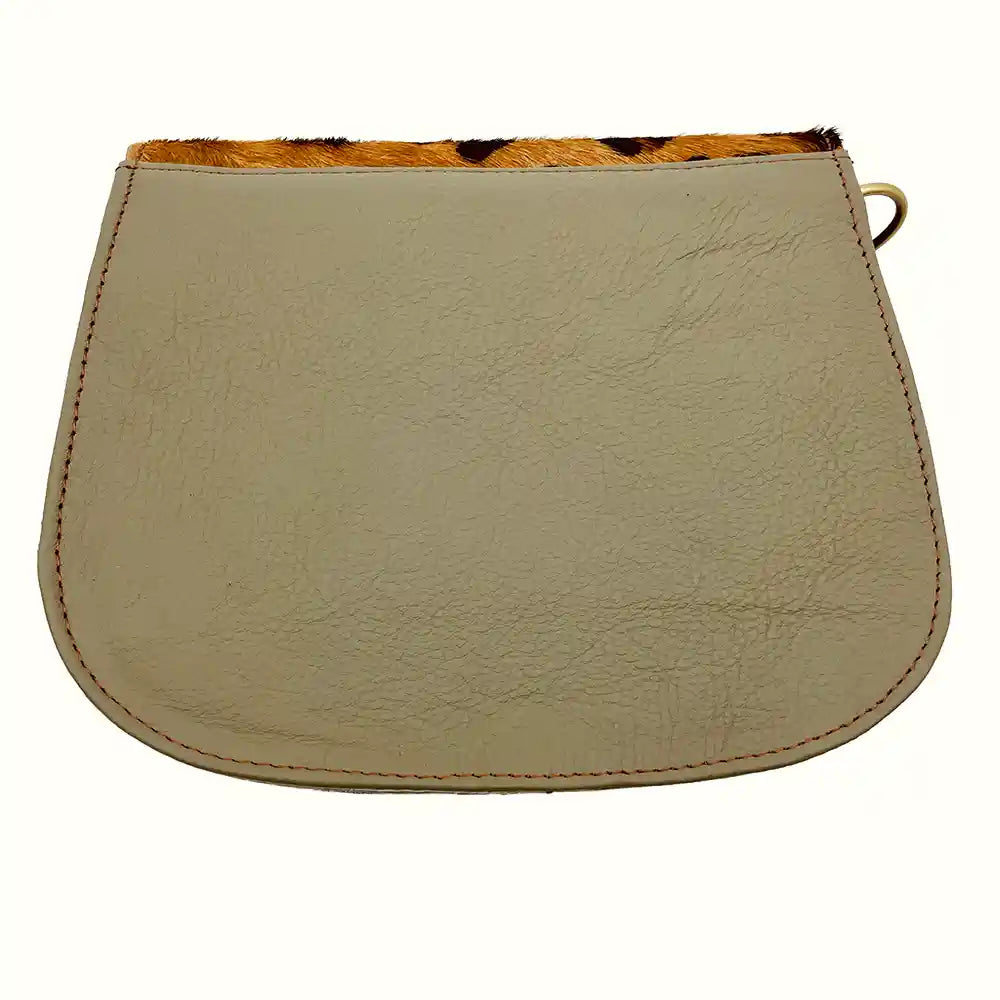 Borsetta gialla in pelle scamosciata con tracolla