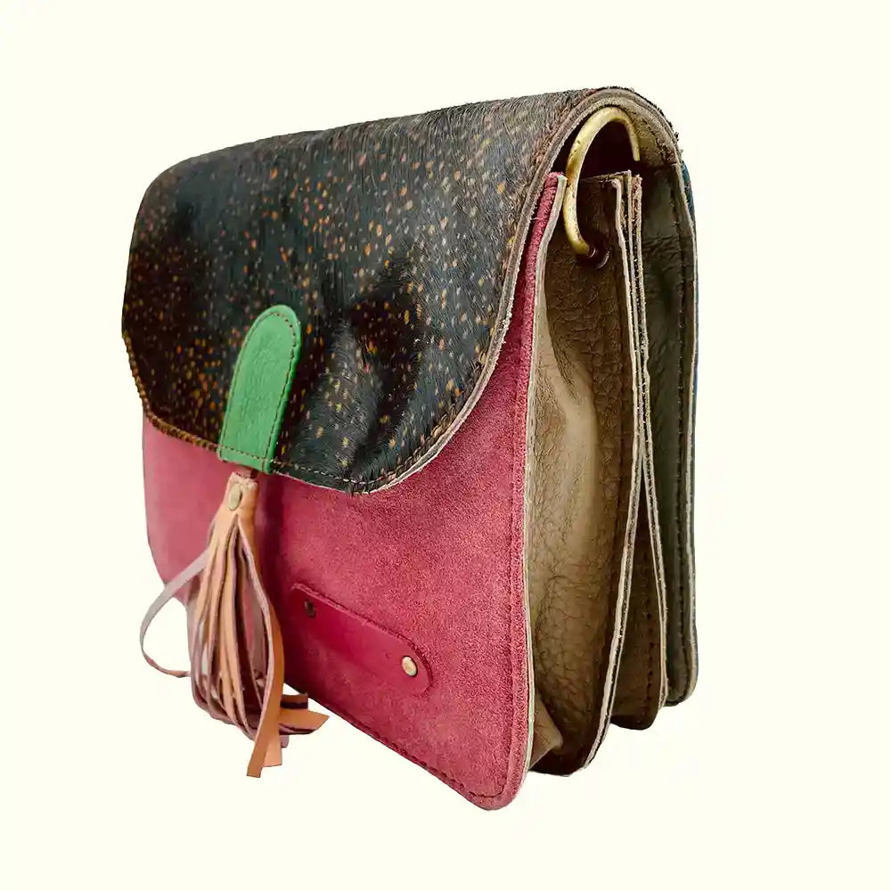 Borsetta scamosciata con tracolla