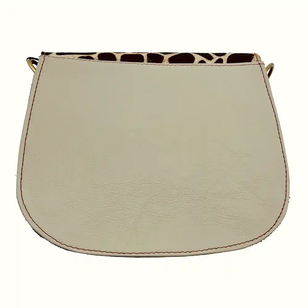 Borsetta viola in pelle scamosciata riciclata