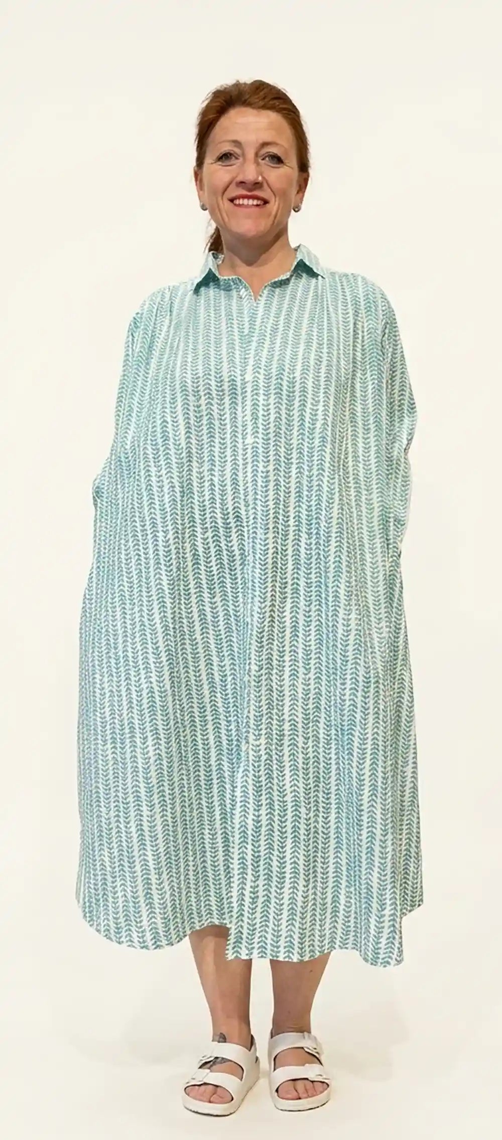 Camicione in cotone indiano con Stampa Batik