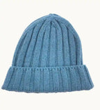 cappello cashmere unisex celeste