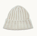 Cappello in cashmere panna