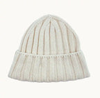 Cappello in cashmere panna