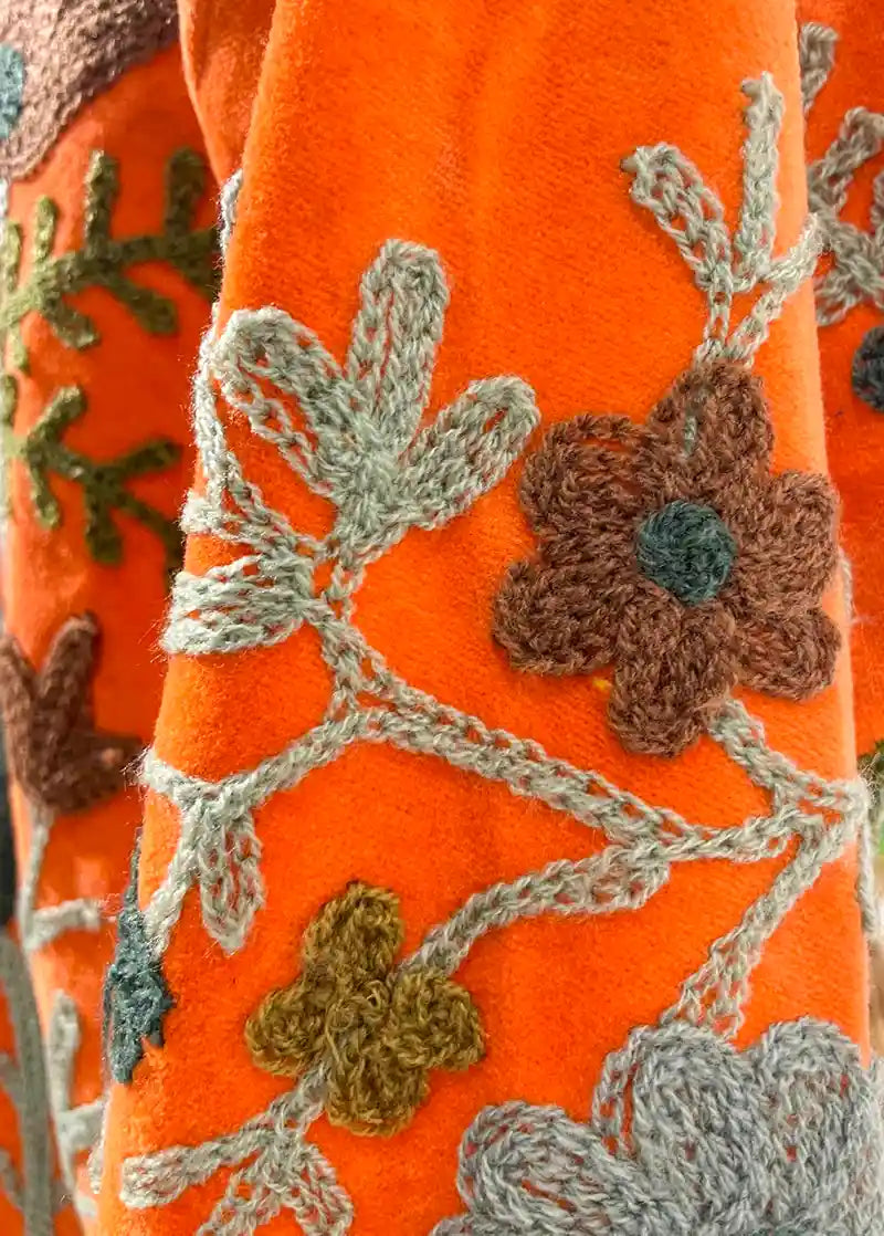 Giacca Donna corta in stile Suzani