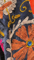 Giacca Suzani in Velluto Blu