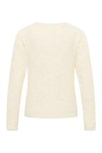 Cardigan in cotone bio GOTS scollo V vista posteriore