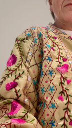 Giacca Phulkari 'Fiore Pop'