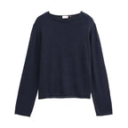 Maglia Sottile in Cotone Biologico GOTS – Blu Navy