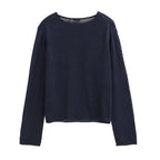Maglia Sottile in Cotone Biologico GOTS – Blu Navy