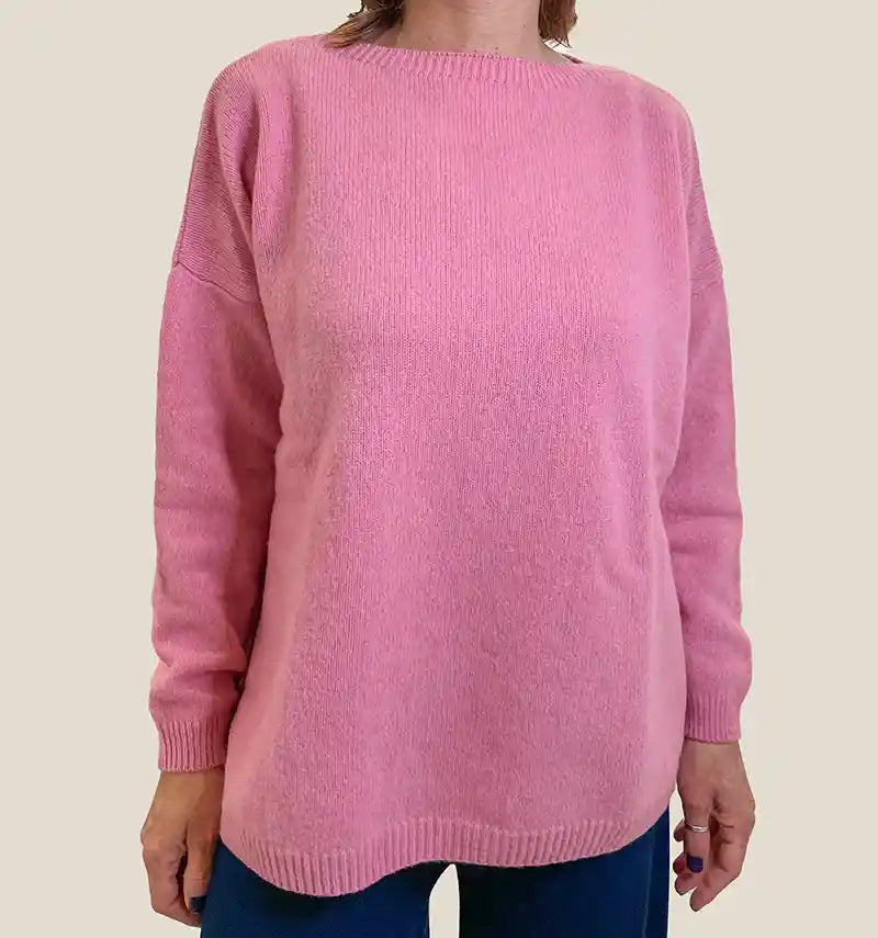 Maglione Donna in ecocashmere modello Oversize 