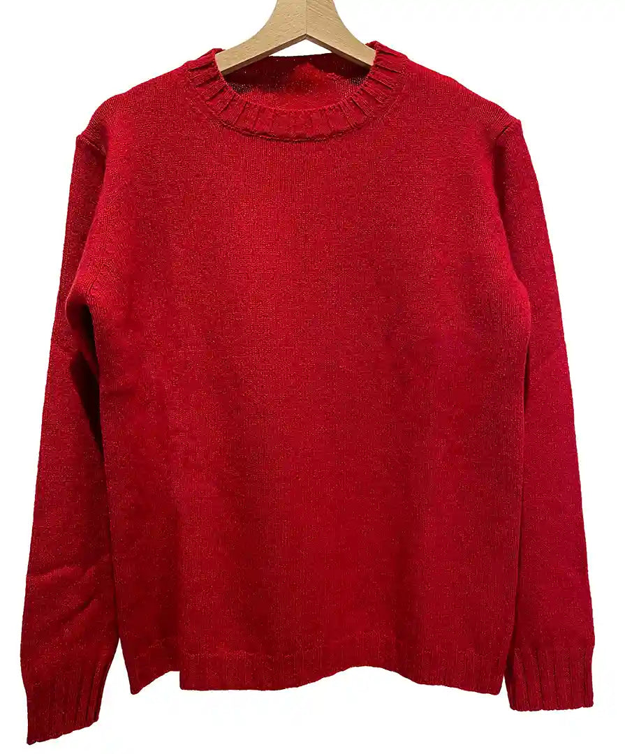 Maglione Donna in Cashmere Rosso