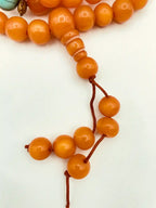 Japamala in Resina Arancione