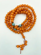 Japamala in Resina Arancione