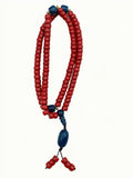Collana Mala in Resina Rossa 