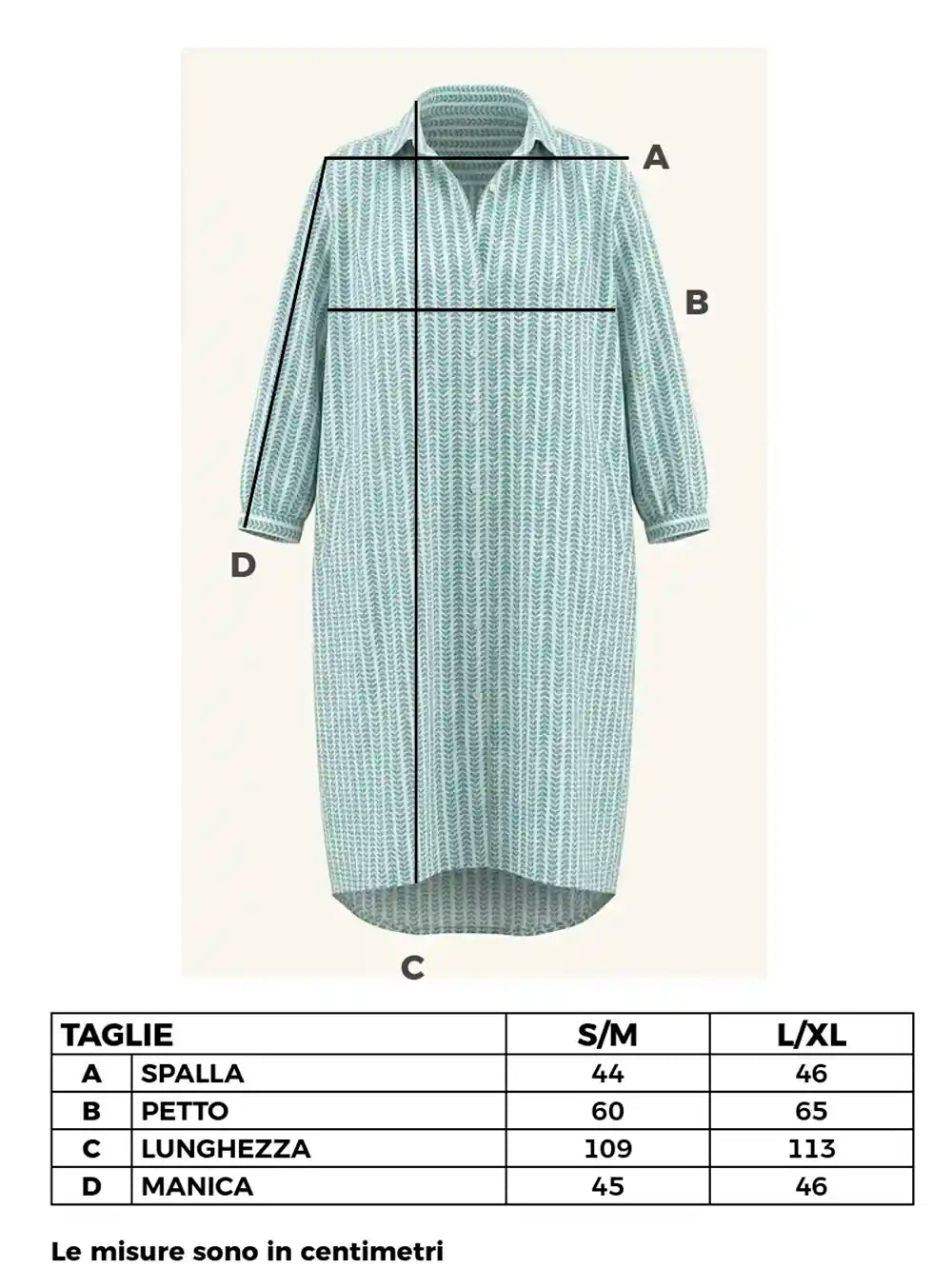Camicione in cotone indiano con Stampa Batik