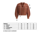 Cardigan Donna in caldo cotone marrone