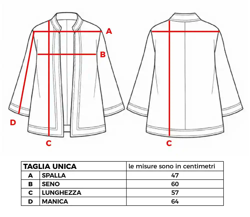 Giacca aperta in velluto nero ricamato a mano