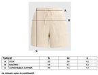 Shorts donna in Mussola di cotone bio