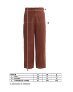 Pantaloni Donna Bio in Velluto