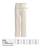 Pantalone largo in mussola di cotone Bio