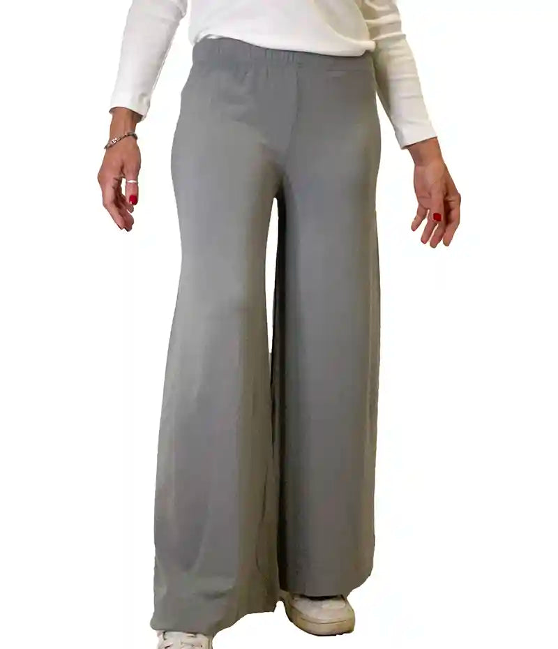 Bambù Lyocell Pantalone Palazzo Donna