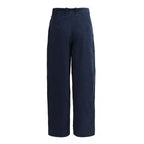 Pantaloni di Velluto Blu scuro