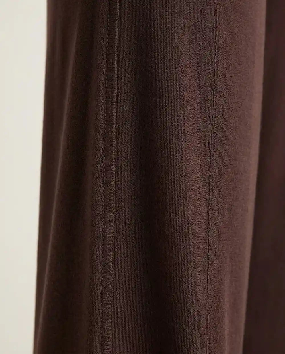 Pantalone largo con elastico in vita