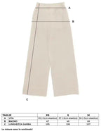 Pantaloni a palazzo in puro lino